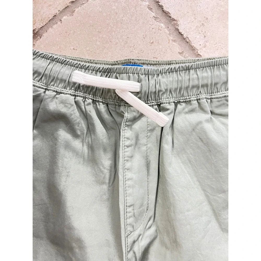 NEW Old Navy Boys Above Knee Dock Shorts Sage Green XXL 18 Cotton